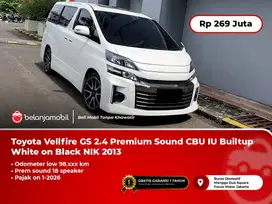 [ LOW KM ] ]Toyota Vellfire GS 2.4 Premium Sound CBU White 2013/2014