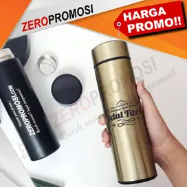 Hampers Lebaran Berkelas Tumbler Digital Suhu bisa custom logo