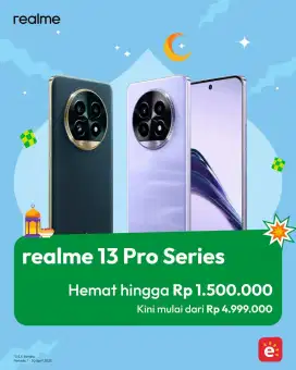 PROMO CUMAN DI SINI REALME R13 PRO 5G NGC.RAM 12+12/256.SUPER AMOLED