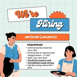 ART/CHEF JAKARTA (WANITA)