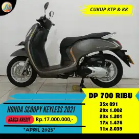 DP 700RIBU HONDA SCOOPY KEYLESS 2021 ANGSURAN SANGAT RINGAN KTP+KK AJA