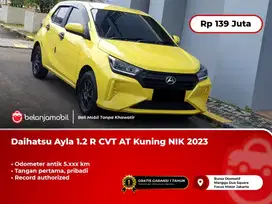 [ KM ANTIK 5RB ] Daihatsu Ayla 1.2 R CVT AT Kuning 2023/2024