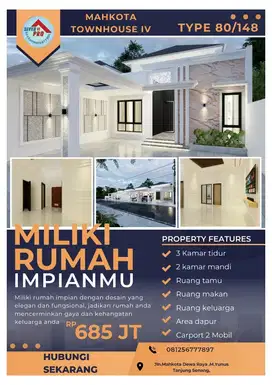 RUMAH MEWAH TANAH LUAS DI TENGAH KOTS