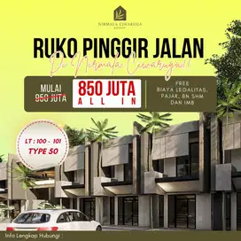 Jarang ada Ruko mewah di ciwaruga dkt politeknik bandung dan setiabudi