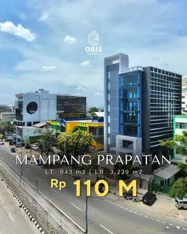 Office Building 7 Lantai Brand New di Mampang Prapatan Jakarta Selatan