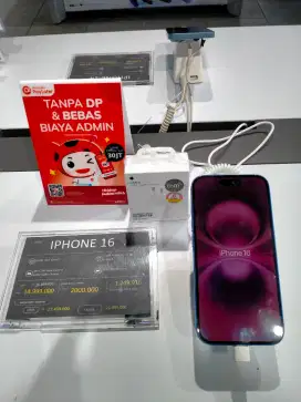 Promo kredit IPHONE 16 128gb