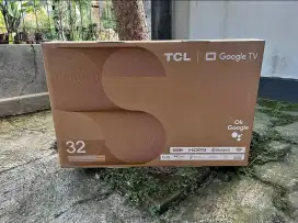Tv led tcl 32 google tv baru