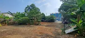 Tanah pinggir jalan ciater lebar 20m² hadap barat lokasi strategis