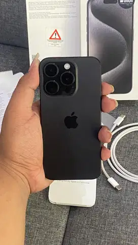 iPhone 15 Pro 256GB Black Titanium Ex iBox Garansi On