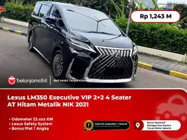 [LOW KM] Lexus LM350  Executive VIP 2+2 4 Seater AT Hitam 2021/2022