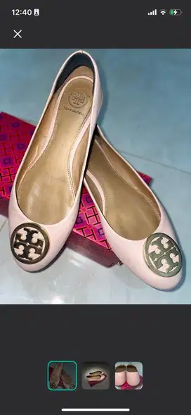Sepatu tory burch size 7.5 (38-39)