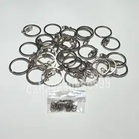 Ring Gantungan Kunci 3,5cm Keychain Souvenir Barang Promosi Paket 25pc