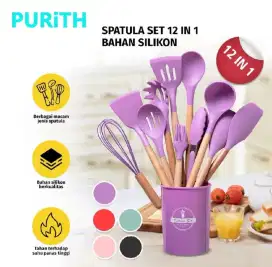 Spatula set silikon anti panas