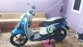 Dijual Honda Scopy 2016 injeksi stater halus,ss lengkap hidup.