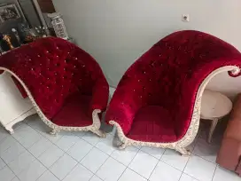 Set Kursi Sultan Mewah 4 Pcs | Gaya Klasik Victorian |