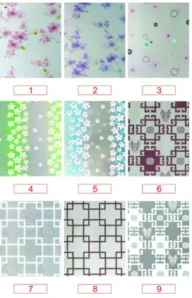 STICKER SUNBLAST MOTIF KACA FILM JENDELA KACA FILM RUMAH
