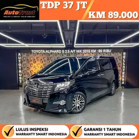 [ TDP 37 JUTA ] TOYOTA ALPHARD 2.5 S A/T BENSIN NIK.2015