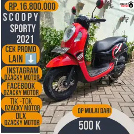 ALL NEW SCOOPY SPORTY 2021 SECOND LIKE NEW