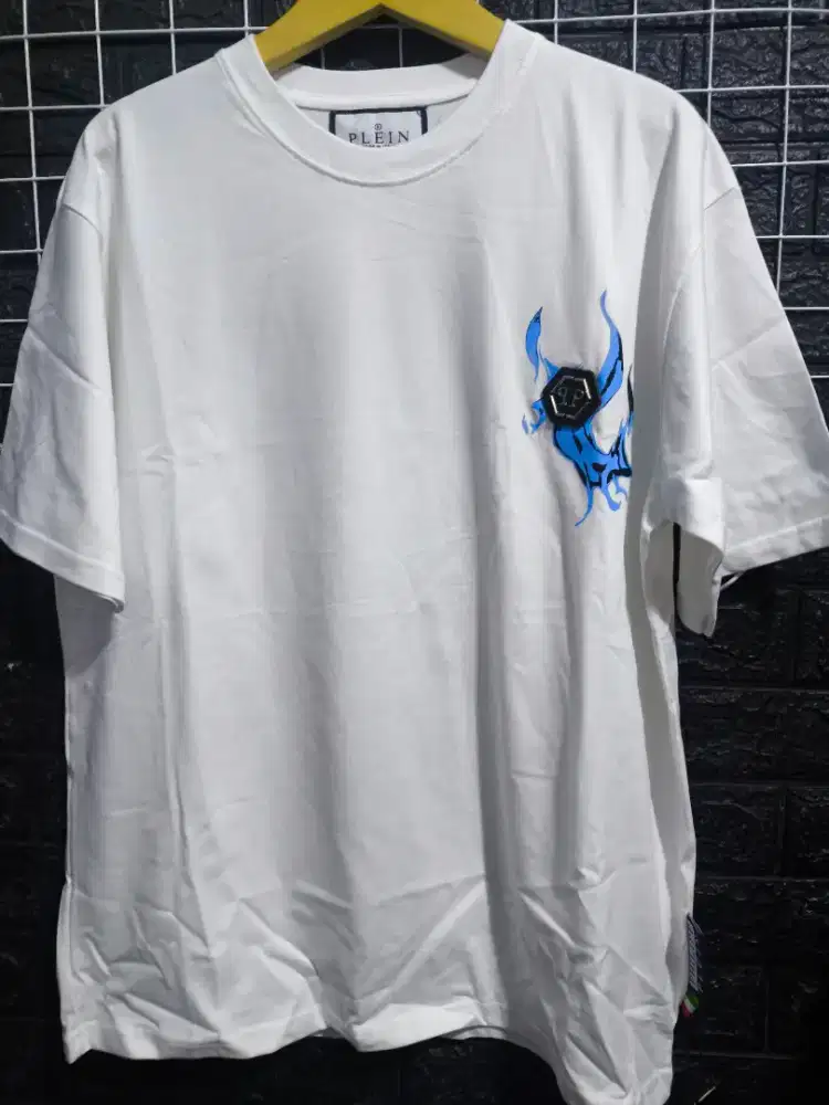 1Kaos philipp plein putih size XL