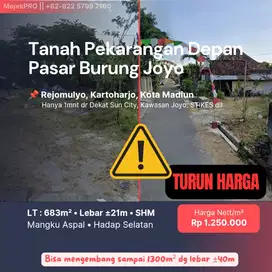 TANAH MURAH DEPAN PASAR JOYO MADIUN