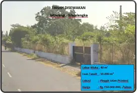 Tanah Disewakan