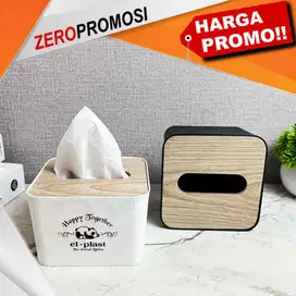 Souvenir Kotak Tisu Tutup Kayu Custom Tempat Tisu