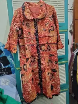 Dress batik orange