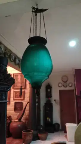 LAMPU GANTUNG ANTIK KUNO JADUL WARNA