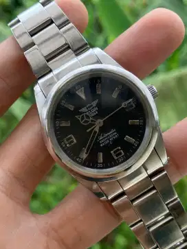 Elgin Explorer 37mm Automatic Black Dial Flying Arabia