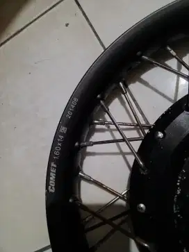 Velg Spin As Kecil Sepasang (Depan-Belakang)