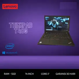 Laptop Lenovo Thinkpad T480 Core i7 Gen 8 RAM 16/256GB FHD M-RC