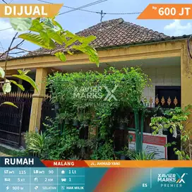 Dijual Rumah Terawat Siap Huni di Jln A Yani Malang