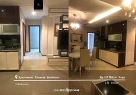 Dijual Apartement Thamrin Residence Middle Floor 3BR Furnished Tower D