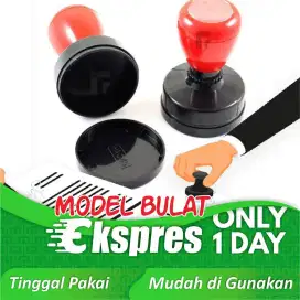 Cetak stempel Elspres. Tulisan Bisa Custom
