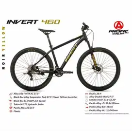 JUAL SEPEDA BEKAS MTB PACIFIC INVERT 460 UK 27,5
