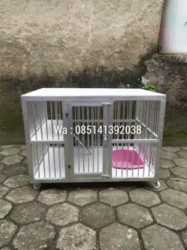Kandang kucing alumunium