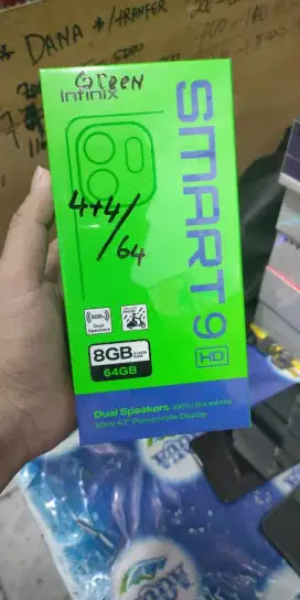 INFINIX SMART 9 HD RAM 4+4GB / 64GB GARANSI RESMI