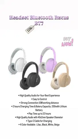 Headphone rexus BT7