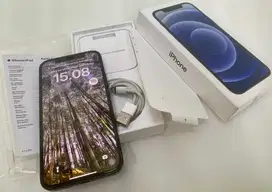 iphone 12 64gb Black , ex iBox , beacukai green