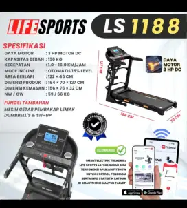 Treadmill electric ls 1188
