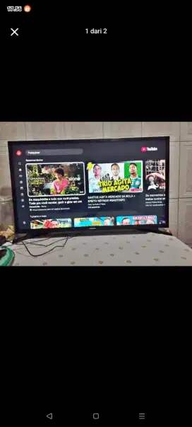 Dijual tv merek Samsung 32 inci bekas seperti baru pemakaian 5 bulan