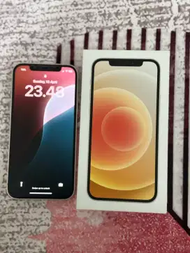 Iphone 12 128GB Kondisi Mulus dan Lengkap (Free Banyak Case)