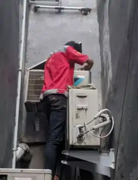 Servis ac, bongkar pasang ac, kulkas, mesin cuci, pompa air
