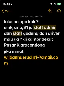 Info Loker Bandung 2025