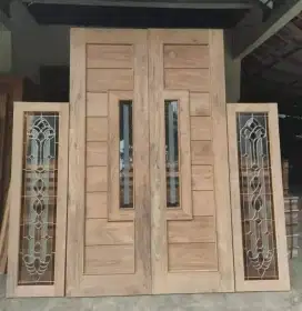Pintu jati perhutani