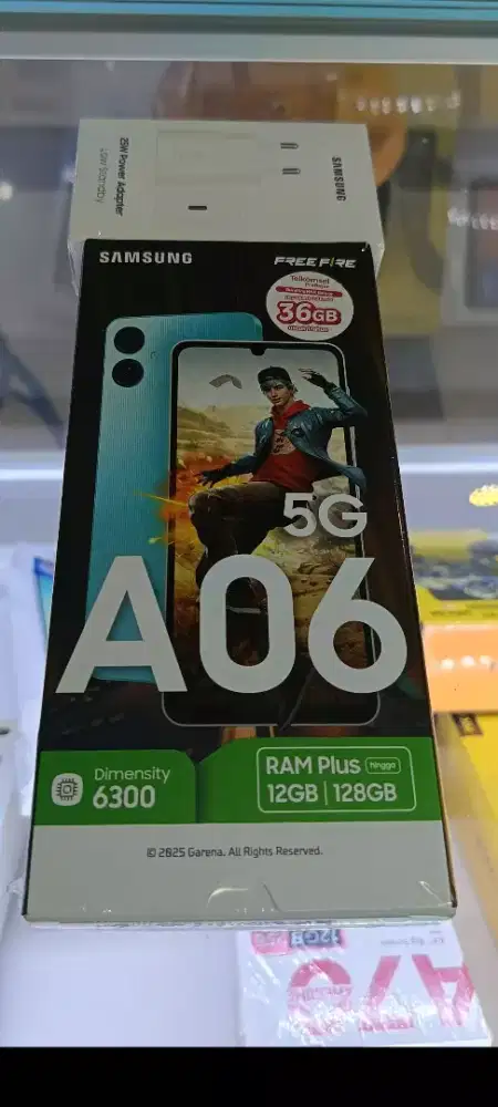 Samsung galaxy A06 5G 6/128 lebihdr m15 resmi