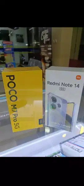 Xiaomi poco M7 pro 5G 8/256 setara redmi note 14 5G resmi