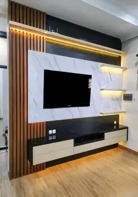 Background tv minimalis