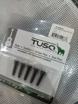 TusQ PP-2000-00 Presentation Style Bridge Pins Black Paua