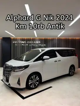 Toyota Alphard 2.5 G TSS ATPM 2022 Putih B1963JS Nik 2021